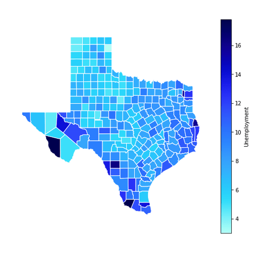 Texas Choropleth Example